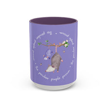 Load image into Gallery viewer, Peculiar Purple Possum Coffee Mug - Playful Animal Mug, Gift for Animal Lovers, Cute Kitchen Decor, Fun Tea Mug, Personalized Gift