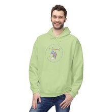 Load image into Gallery viewer, Cozy Fleece Hoodie - Purple Possum Design, Unisex Pullover, Perfect Gift, Casual Wear, Fall Fashion