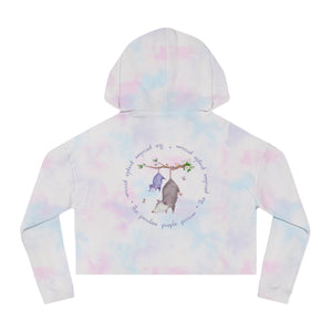 Cropped Hoodie Logo Sweatshirt for Women