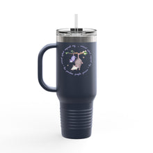 Load image into Gallery viewer, Insulated Travel Mug with Adorable Purple Possum Logo