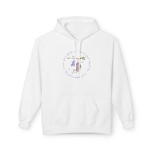 Load image into Gallery viewer, Cozy Fleece Hoodie - Purple Possum Design, Unisex Pullover, Perfect Gift, Casual Wear, Fall Fashion