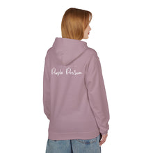 Load image into Gallery viewer, Cozy Fleece Hoodie - Purple Possum Design, Unisex Pullover, Perfect Gift, Casual Wear, Fall Fashion