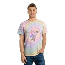 Load image into Gallery viewer, Tie-Dye Tee - Opossum Spiral Design