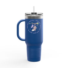 Load image into Gallery viewer, Insulated Travel Mug with Adorable Purple Possum Logo