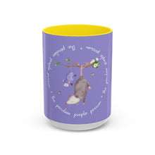 Load image into Gallery viewer, Peculiar Purple Possum Coffee Mug - Playful Animal Mug, Gift for Animal Lovers, Cute Kitchen Decor, Fun Tea Mug, Personalized Gift