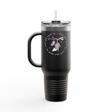 Load image into Gallery viewer, Insulated Travel Mug with Adorable Purple Possum Logo