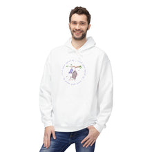 Load image into Gallery viewer, Cozy Fleece Hoodie - Purple Possum Design, Unisex Pullover, Perfect Gift, Casual Wear, Fall Fashion
