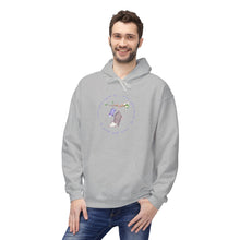 Load image into Gallery viewer, Cozy Fleece Hoodie - Purple Possum Design, Unisex Pullover, Perfect Gift, Casual Wear, Fall Fashion
