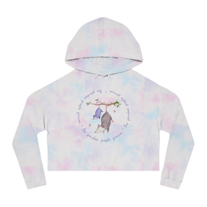Cropped Hoodie Logo Sweatshirt for Women