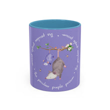 Load image into Gallery viewer, Peculiar Purple Possum Coffee Mug - Playful Animal Mug, Gift for Animal Lovers, Cute Kitchen Decor, Fun Tea Mug, Personalized Gift