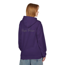 Load image into Gallery viewer, Cozy Fleece Hoodie - Purple Possum Design, Unisex Pullover, Perfect Gift, Casual Wear, Fall Fashion