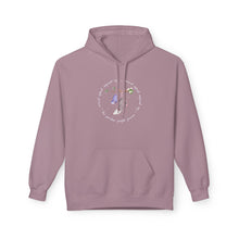 Load image into Gallery viewer, Cozy Fleece Hoodie - Purple Possum Design, Unisex Pullover, Perfect Gift, Casual Wear, Fall Fashion
