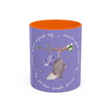 Load image into Gallery viewer, Peculiar Purple Possum Coffee Mug - Playful Animal Mug, Gift for Animal Lovers, Cute Kitchen Decor, Fun Tea Mug, Personalized Gift