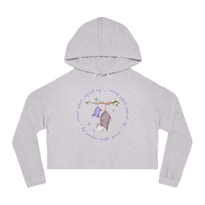 Cropped Hoodie Logo Sweatshirt for Women