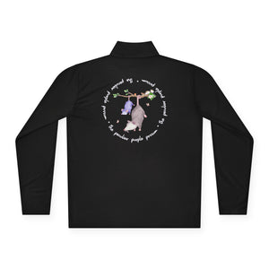 Purple Possum Quarter-Zip Pullover