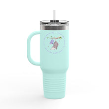 Load image into Gallery viewer, Insulated Travel Mug with Adorable Purple Possum Logo