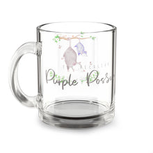 Load image into Gallery viewer, Purple Possum Glass Mug