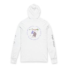 Load image into Gallery viewer, Charming Hooded Long Sleeve Tee for Nature Lovers, Cute Animal Artwork, Perfect Gift for Friends, Eco-Friendly Apparel, Relaxing Casual Wear