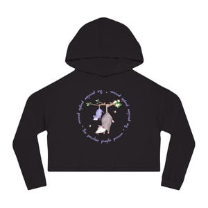 Cropped Hoodie Logo Sweatshirt for Women
