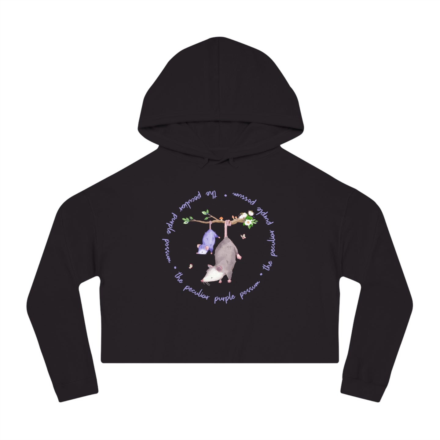 Cropped Hoodie Logo Sweatshirt for Women
