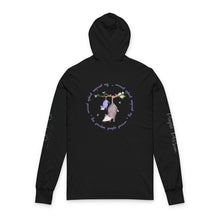Load image into Gallery viewer, Charming Hooded Long Sleeve Tee for Nature Lovers, Cute Animal Artwork, Perfect Gift for Friends, Eco-Friendly Apparel, Relaxing Casual Wear