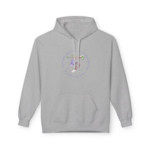 Load image into Gallery viewer, Cozy Fleece Hoodie - Purple Possum Design, Unisex Pullover, Perfect Gift, Casual Wear, Fall Fashion