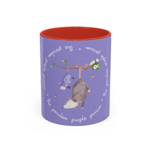 Load image into Gallery viewer, Peculiar Purple Possum Coffee Mug - Playful Animal Mug, Gift for Animal Lovers, Cute Kitchen Decor, Fun Tea Mug, Personalized Gift