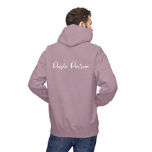 Load image into Gallery viewer, Cozy Fleece Hoodie - Purple Possum Design, Unisex Pullover, Perfect Gift, Casual Wear, Fall Fashion