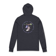Load image into Gallery viewer, Charming Hooded Long Sleeve Tee for Nature Lovers, Cute Animal Artwork, Perfect Gift for Friends, Eco-Friendly Apparel, Relaxing Casual Wear