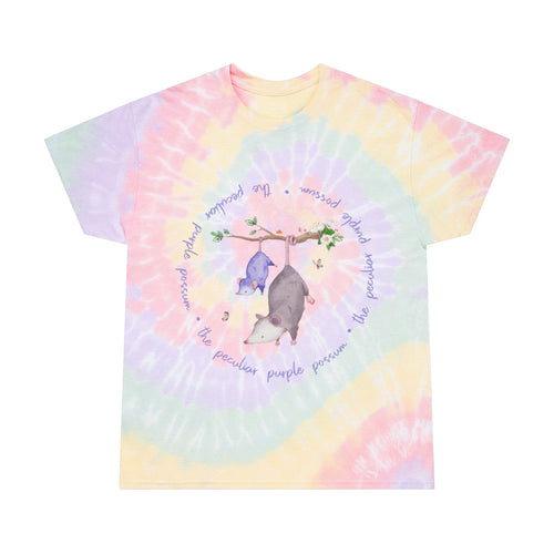 Tie-Dye Tee - Opossum Spiral Design