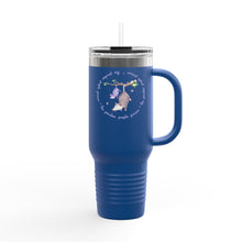 Load image into Gallery viewer, Insulated Travel Mug with Adorable Purple Possum Logo