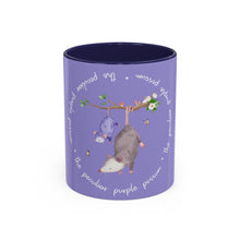 Load image into Gallery viewer, Peculiar Purple Possum Coffee Mug - Playful Animal Mug, Gift for Animal Lovers, Cute Kitchen Decor, Fun Tea Mug, Personalized Gift