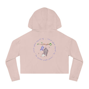 Cropped Hoodie Logo Sweatshirt for Women