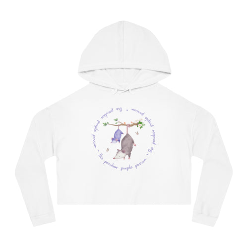 Cropped Hoodie Logo Sweatshirt for Women