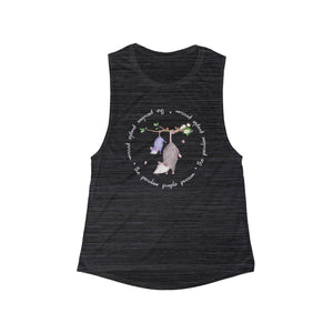 Women's Muscle Tank - Relaxed Comfortable Tank with Logo, Perfect for Hot Days