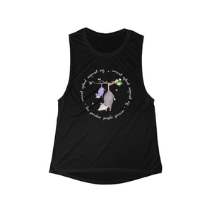 Women's Muscle Tank - Relaxed Comfortable Tank with Logo, Perfect for Hot Days