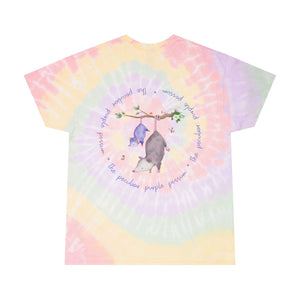 Tie-Dye Tee - Opossum Spiral Design