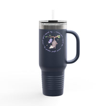 Load image into Gallery viewer, Insulated Travel Mug with Adorable Purple Possum Logo