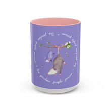 Load image into Gallery viewer, Peculiar Purple Possum Coffee Mug - Playful Animal Mug, Gift for Animal Lovers, Cute Kitchen Decor, Fun Tea Mug, Personalized Gift