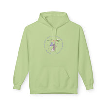 Load image into Gallery viewer, Cozy Fleece Hoodie - Purple Possum Design, Unisex Pullover, Perfect Gift, Casual Wear, Fall Fashion