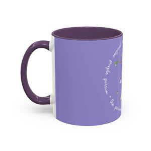 Peculiar Purple Possum Coffee Mug - Playful Animal Mug, Gift for Animal Lovers, Cute Kitchen Decor, Fun Tea Mug, Personalized Gift