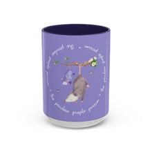 Load image into Gallery viewer, Peculiar Purple Possum Coffee Mug - Playful Animal Mug, Gift for Animal Lovers, Cute Kitchen Decor, Fun Tea Mug, Personalized Gift