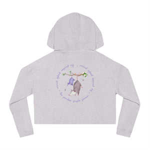 Cropped Hoodie Logo Sweatshirt for Women