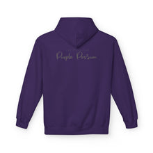 Load image into Gallery viewer, Cozy Fleece Hoodie - Purple Possum Design, Unisex Pullover, Perfect Gift, Casual Wear, Fall Fashion