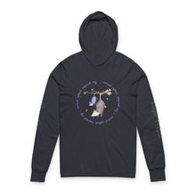 Load image into Gallery viewer, Charming Hooded Long Sleeve Tee for Nature Lovers, Cute Animal Artwork, Perfect Gift for Friends, Eco-Friendly Apparel, Relaxing Casual Wear