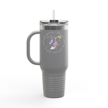 Load image into Gallery viewer, Insulated Travel Mug with Adorable Purple Possum Logo
