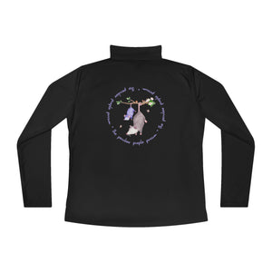 Purple Possum 1/4 Zip Pullover in Women’s Sizes