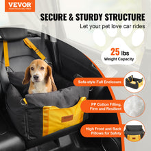 Load image into Gallery viewer, Pet Car Seat For Small Animals Up To 25lbs Black