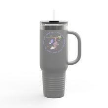 Load image into Gallery viewer, Insulated Travel Mug with Adorable Purple Possum Logo