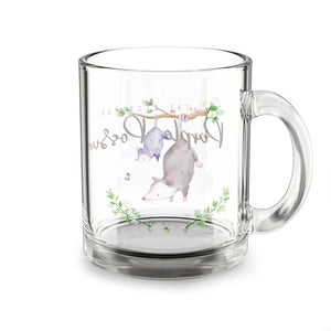 Purple Possum Glass Mug